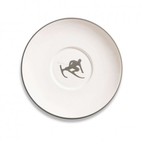 Gmundner Keramik Gmundner Keramik Toni Grau Tee-Untertasse Maxima 18 cm Блюдце для чая Gmundner Toni Grau Maxima 18 см