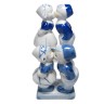 Delft Делфтский фарфор Коллекционная статуэтка "Целующиеся мальчик и девочка", 10см х 6см х 4см