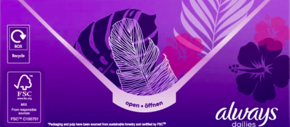 always Slipeinlage Flexistyle Slim Fresh BigPack 74 St, Прокладки Ежедневные тонкие Flexistyle с ароматом свежести 74 штуки, 2 упаковки (148 штук)