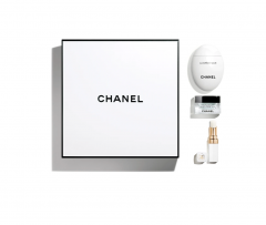 CHANEL TRAVEL ESSENTIALS REISESET: Набор для путешествий крем для рук, крем для глаз, бальзам для губ