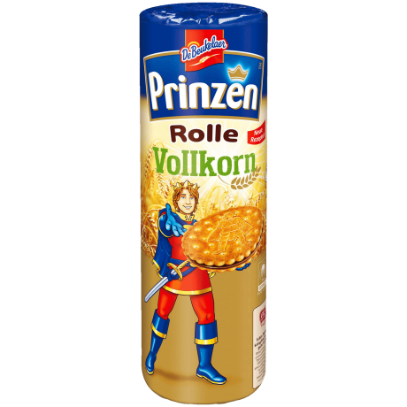 De Beukelaer Prinzenrolle Vollkorn  Сэндвич Печенье Принц с какао-кремовой начинкой из цельнозерновой муки 352г