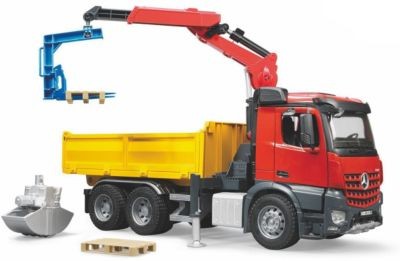 Bruder Bruder 3651 Profi-Serie MB Arocs Baustellen-LKW mit Kran Строительный грузовик Brother 3651 профессиональной серии MB Arocs с краном