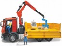 Bruder Bruder 3651 Profi-Serie MB Arocs Baustellen-LKW mit Kran Строительный грузовик Brother 3651 профессиональной серии MB Arocs с краном
