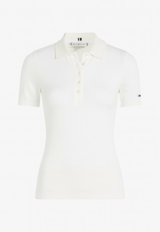 Tommy Hilfiger SLIM 5X2  Polo shirt ecru SLIM 5X2 Рубашка поло экрю