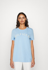 Tommy Hilfiger REG VARSITY EMB C-NK SS Print T-shirt vessel blue REG VARSITY EMB C-NK SS Футболка с принтом сосуд синий