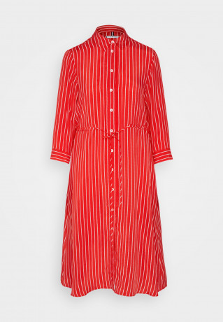 Tommy Hilfiger ROPE MIDI SHIRT DRESS Shirt dress fireworks ПЛАТЬЕ-РУБАШКА МИДИ ROPE Платье-рубашка салют