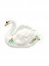 Статуэтка-ваза винтажная Dresden "Лебедь" среднего размера, фарфор, 14 х 10 см, Германия, 1960-70гг.