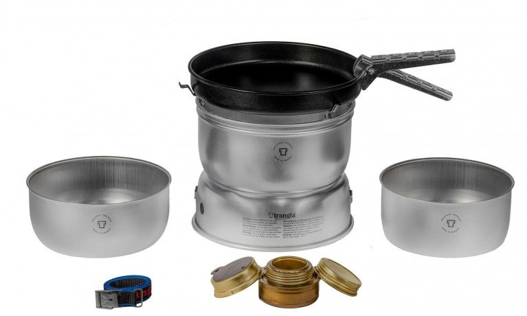 Trangia Trangia Gaskocher Trangia Sturmkocher gross UL Alu/Duossal Topfe+Non-stick Pfanne  Газовая плита Trangia Штормовая плита Trangia, большие алюминиевые кастрюли UL/Duossal + сковорода с антипригарным покрытием