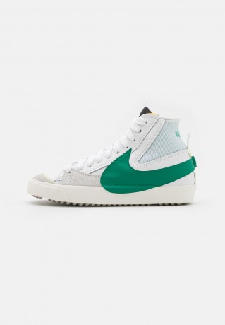 Nike Sportswear BLAZER MID #x27;77 JUMBO UNISEX Sneaker high summit white/malachite/blackened blue BLAZER MID #x27;77 JUMBO UNISEX — Высокие кроссовки женские вершина белый/малахит/черненый синий