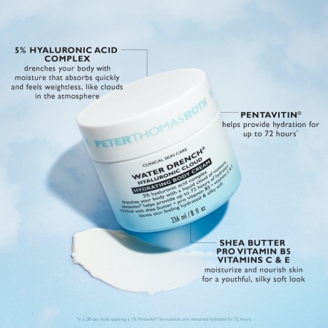Peter Thomas Roth Water Drench Hyaluronic Cloud Hydrating Body Cream  Water Drench Hyaluronic Cloud Увлажняющий крем для тела