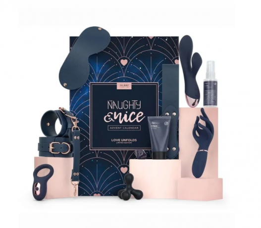 Эротический адвент календарь LoveBoxxx Naughty & Nice 2025, 24 предмета
