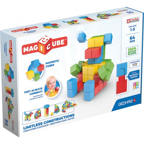 Geomag Geomag Magicube Full Color Recycled Try me 64 Teile Geomag Magicube Full Color Recycled Try me 64 шт.