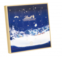 Lindt Mini-Tisch-Kalender Weihnachtszauber 115g х 3stk, Линдт Адвент-каленадрь 2025, 24 сладких сюрприза, 19см х 19см, 115 г x 3 шт