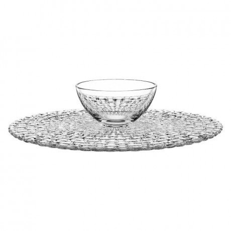 Nachtmann Nachtmann Bossa Nova Platte auf Fuss / Chip & Dip Platte 32 cm Блюдо Nachtmann Bossa Nova на ножке / блюдо для чипсов и соусов 32 см