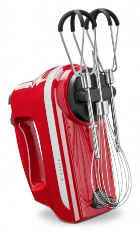 KitchenAid KitchenAid Handmixer KitchenAid Handruhrer mit 6 Geschwindigkeitsstufen und Flexi-Ruhrern Empire Rot Ручной миксер KitchenAid Ручной миксер KitchenAid с 6 уровнями скорости и мешалками Flexi