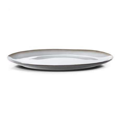 Bitz Bitz Gastro grey / cream Platte oval 45x34 cm Bitz Gastro серый/кремовый Блюдо овальное 45x34 см
