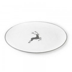 Gmundner Keramik Gmundner Keramik Grauer Hirsch Platte oval 28x21x2,3 cm Gmundner керамическая тарелка серый олень овал 28x21x2,3 см