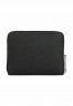 Tommy Hilfiger MEDIUM PEBBLE GRAIN MONOGRAM  Wallet black СРЕДНЯЯ ГАЛКА МОНОГРАММА Бумажник черный
