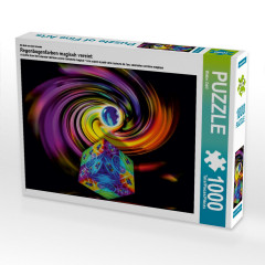 CALVENDO Puzzle CALVENDO Puzzle Regenbogenfarben magisch vereint Пазл CALVENDO Puzzle Цвета радуги волшебным образом сочетаются