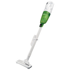 Makita Makita Akku-Hand-und Stielstaubsauger CL117FDX4 weiss/grun LED-Beleuchtung 0,65 L inkl. Akku, 3 Stufen, 29,00 W, Burstenloser Motor, Li-ion Technologie und 3 Saugstufen, LED-Licht  Беспроводной ручной пылесос Makita CL117FDX4, бело-зеленая светодио