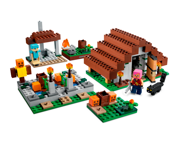 Lego Das verlassene Dorf Заброшенная деревня