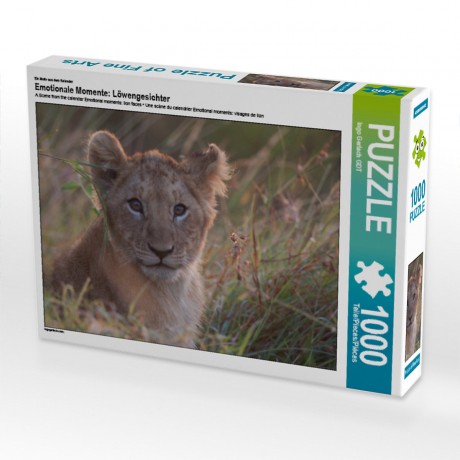 CALVENDO Puzzle CALVENDO Puzzle Emotionale Momente: Lowengesichter Пазл CALVENDO Puzzle Эмоциональные моменты: львиные морды