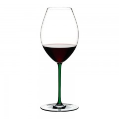 Riedel Riedel Fatto a Mano - grun Old World Syrah Glas 600 ccm / h: 25 cm Riedel Fatto a Mano - зеленое стекло Old World Syrah 600 см3 / высота: 25 см