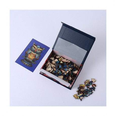 Hocan Holzpuzzle Unregelmassiges dreidimensionales Tierpuzzle Деревянная головоломка Неправильная трехмерная головоломка с животными