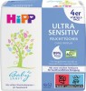 Hipp Babysanft Ultra Sensitive Нежные Влажные очищающие салфетки для детей, без запаха, 4 упаковкиx 52шт, 208 штук