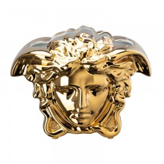 Rosenthal meets Versace Rosenthal Versace Medusa Grande Vase gold h: 30 cm Ваза Rosenthal Versace Medusa Grande, золото, высота: 30 см