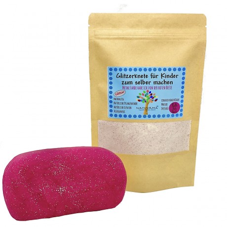 NATUURMA© Glitzerspielknete zum selber machen Knete Тесто для лепки с блестками