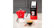 Bialetti Bialetti Moka Induction, Espressomaschine rot/silber, 4 Tassen  rot, silber Bialetti Moka Induction, эспрессо-машина красный/серебристый, 4 чашки