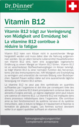 Dr. Dunner Vitamin B12 Kapseln 40 St., 16,8 g