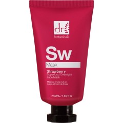 Dr Botanicals Strawberry Superfood Overnight Face Mask  Ночная маска для лица с клубникой Superfood