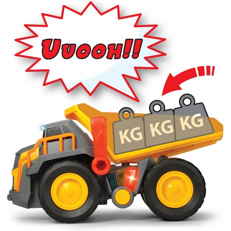 Dickie Toys Kipplaster Volvo mit Gewichtserkennung Самосвал Volvo с функцией определения веса