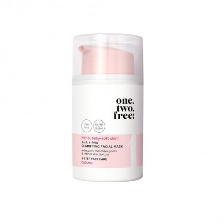 one.two.free! AHA + PHA Clarifying Facial Mask  AHA + PHA очищающая маска для лица