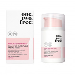 one.two.free! AHA + PHA Clarifying Facial Mask  AHA + PHA очищающая маска для лица
