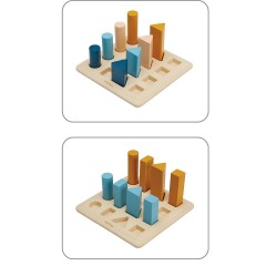PLANTOYS Lernspiel Lernspiel Geometrie Stifte Orchard Lernspiele Обучающая игра Обучающая игра Геометрия Ручки Сад Развивающие игры