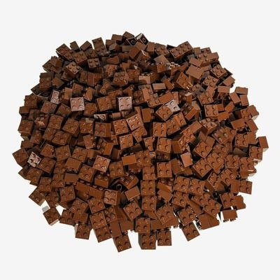 LEGO LEGO 2x2 Steine Braun - 250 Stuck - Brown Bricks 3003 LEGO 2x2 Bricks Brown — 250 штук — Brown Bricks 3003