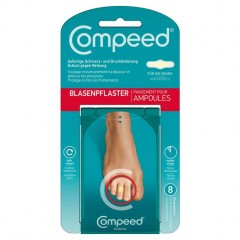 Compeed Blasenpflaster an den Zehen 8 St Пластырь против мозолей 8 шт.