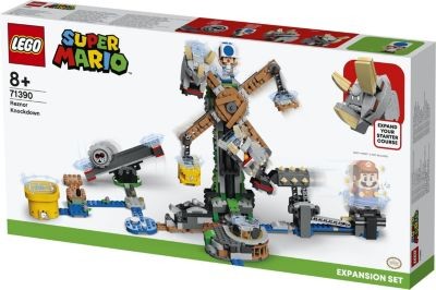LEGO Super Mario 3er Set: 71388 Kippturm mit Sumo-Bruder-Boss - Erweiterungsset + 71389 Lakitus Wolkenwelt - Erweiterungsset + 71390 Reznors Absturz - Erweiterungsset Набор Super Mario из 3 штук: 71388 Наклоняющаяся башня с набором расширения Sumo Brother
