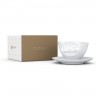Fiftyeight Products TV Tassen Kaffeetasse weiss lachend 0,20 L Чашки TV кофейная чашка белая смеющаяся 0,20 л