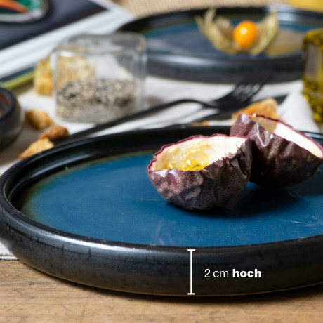 Moritz & Moritz Moritz & Moritz Dessertteller 4-tlg. REACTIV blau Десертные тарелки Moritz & Moritz 4 шт. РЕАКТИВНЫЙ