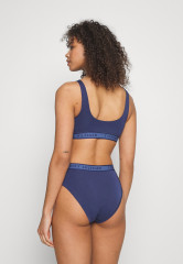 Tommy Hilfiger HIGH WAIST Briefs blue ink трусы с ВЫСОКОЙ ПОСАДКОЙ синие чернила