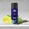 adidas Anti-Transpirant Spray Champions League, Адидас Deodorant Body Spray Дезодорант-Спрей для тела 48 часов, 150 мл