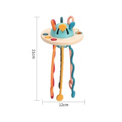 frler frler Sensorik Montessori Spielzeug Silikon Fidget Pop Silikon UFO Zugschnur Lernspiele fur Kinder Frler Сенсорные игрушки Монтессори Силиконовые игрушки Fidget Pop Силиконовые НЛО Pull Cord Развивающие игры для детей