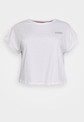 Tommy Hilfiger TEE CURVE Pyjama top white TEE CURVE топ от пижамы белый