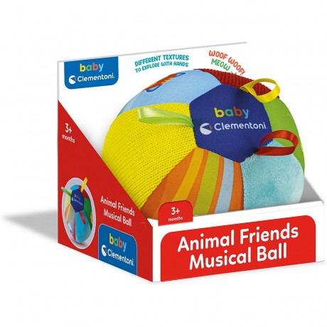Clementoni Baby Clementoni Tierfreunde Musik-Ball Baby Clementoni Animal Friends Music Ball