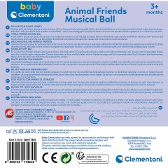 Clementoni Baby Clementoni Tierfreunde Musik-Ball Baby Clementoni Animal Friends Music Ball