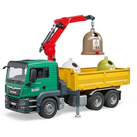 Bruder 03753 MAN TGS LKW mit Ladekran 03753 Грузовик MAN TGS с краном-манипулятором